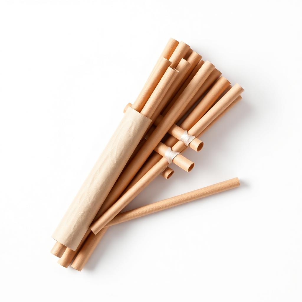 Biodegradable Wrapped Straws (2000ct)