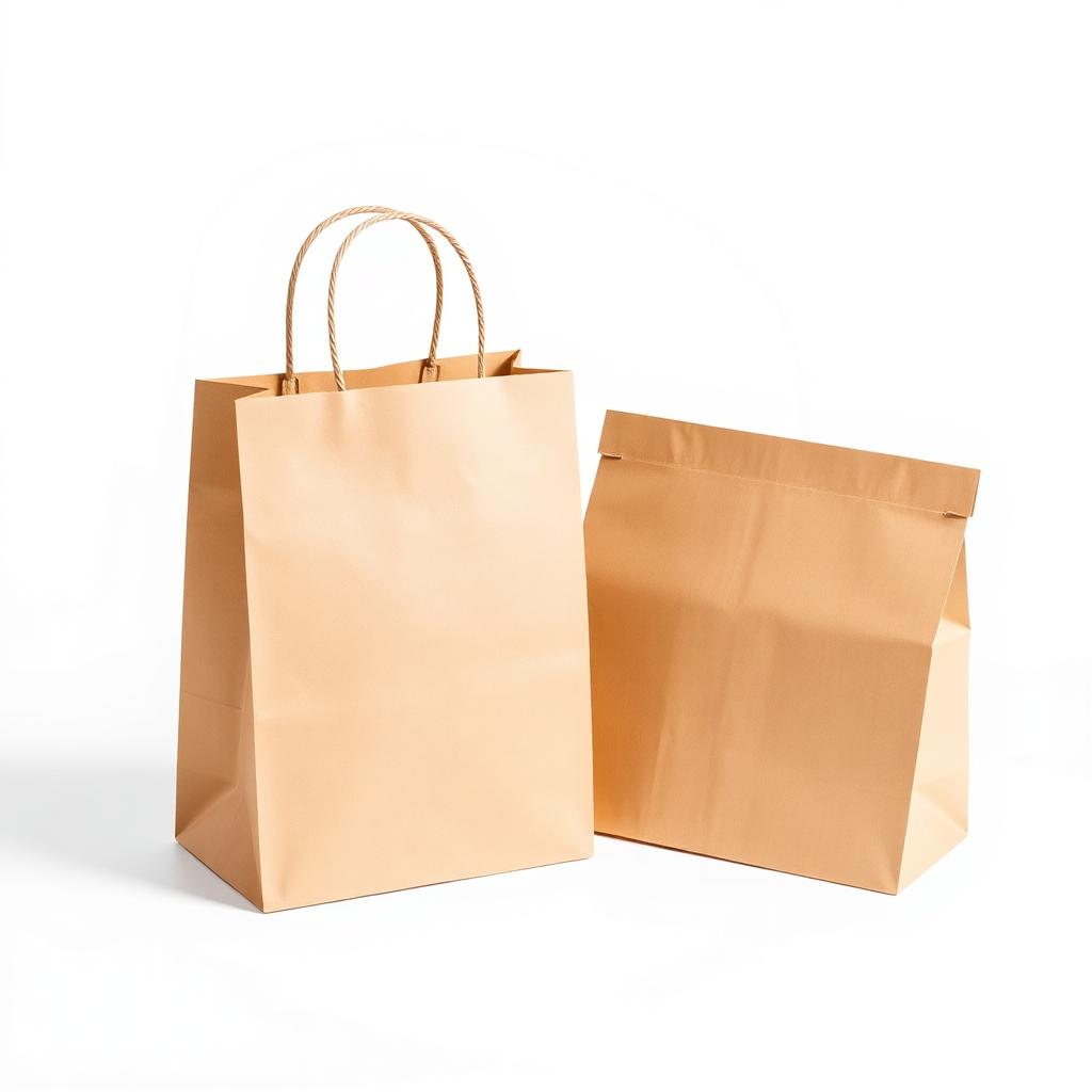 Small Batch Kraft Bags with Handles