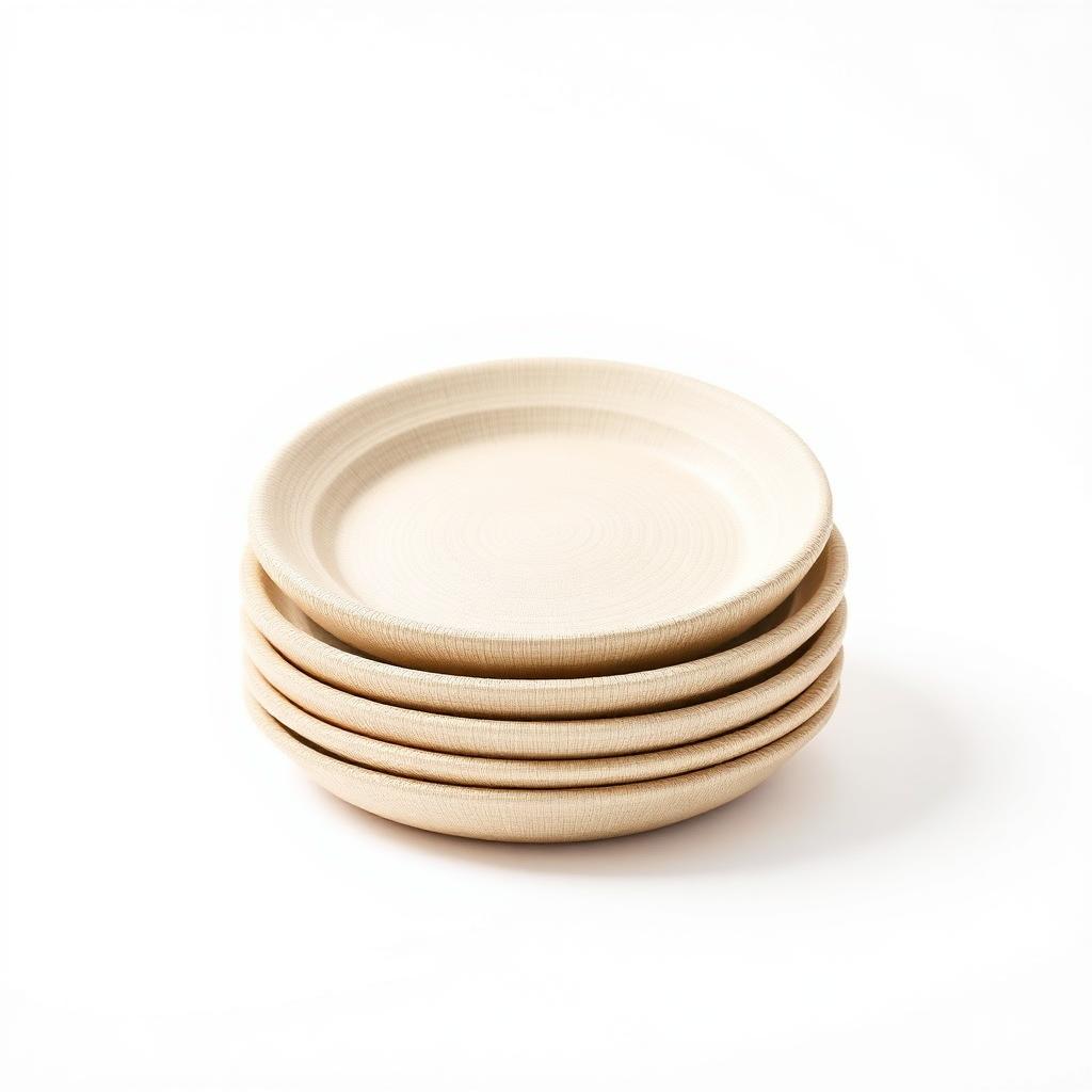 Sugarcane Fiber Dinner Plates (10")